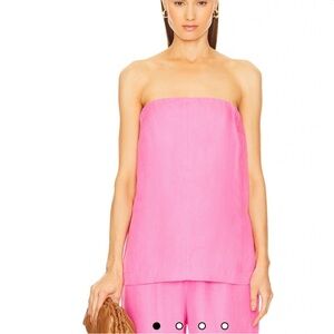 Delphi Strapless Top in Rose Bondi Born NWT SZ L